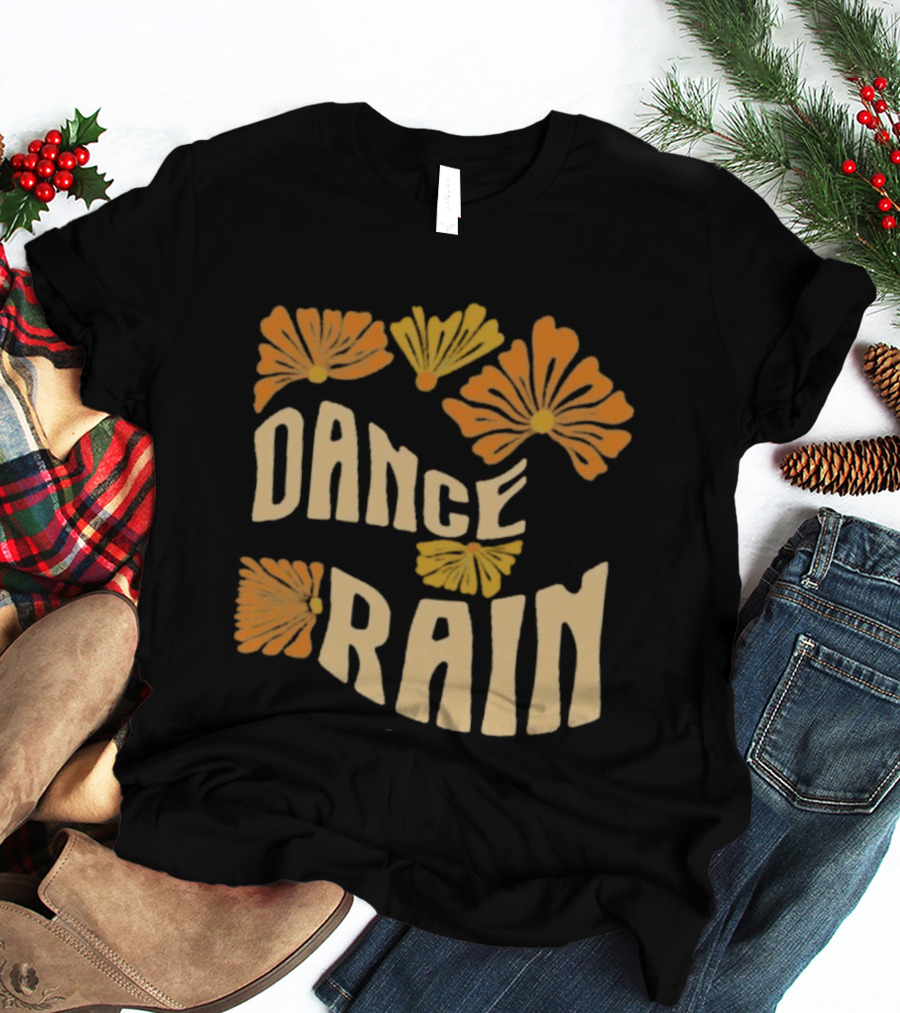 Charles Wesley Godwin Dance Rain Floral Pattern T-Shirt