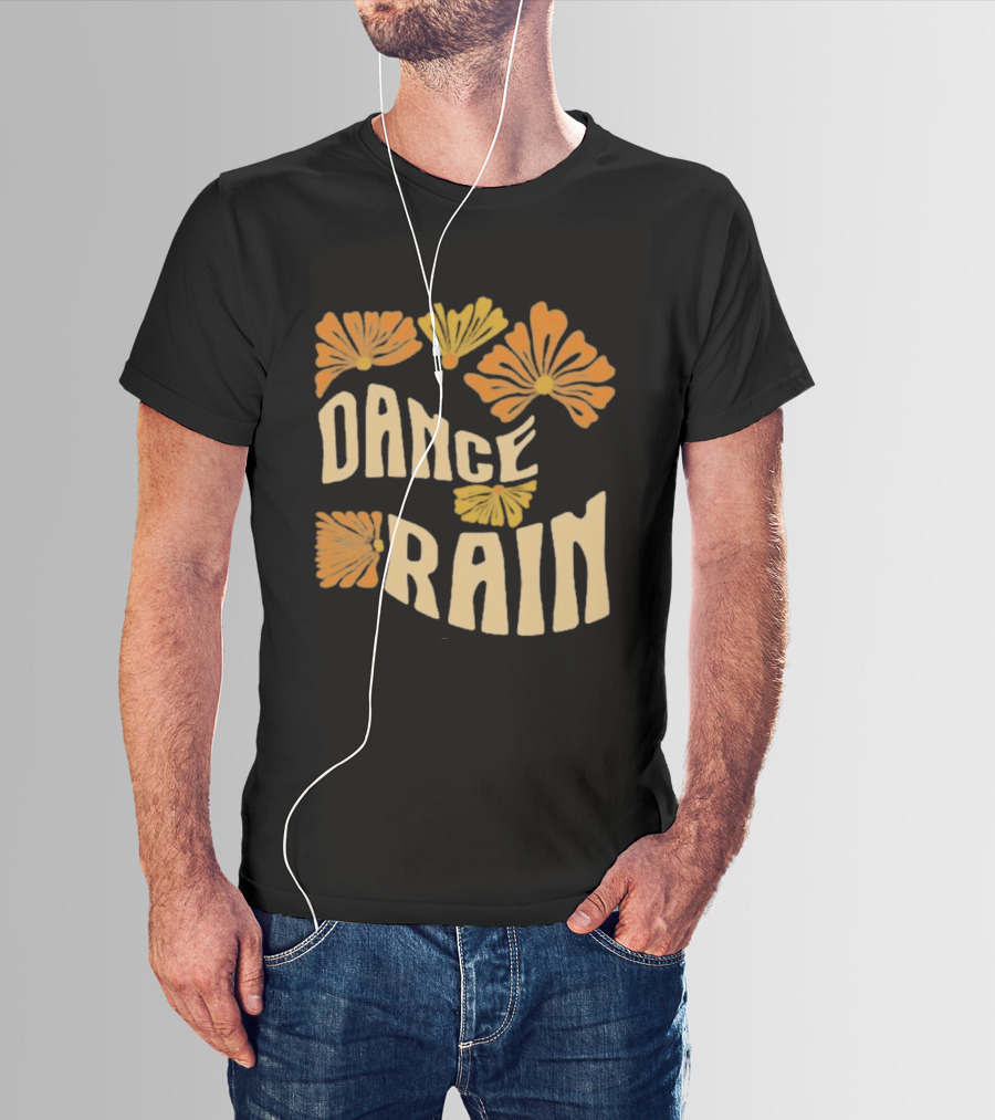 Charles Wesley Godwin Dance Rain Floral Pattern T-Shirt