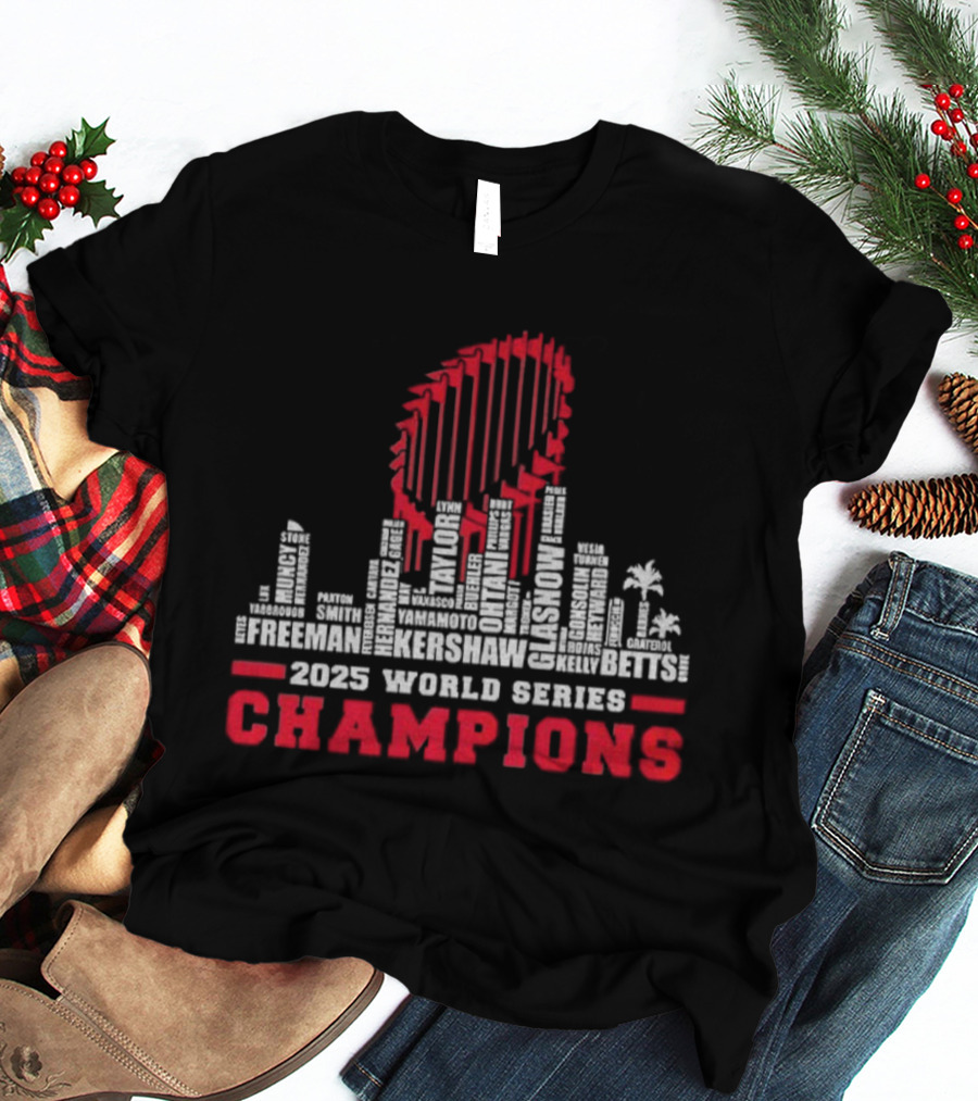 Philadelphia Phillies 2023 World Series Champions Skyline Celebration T-Shirt