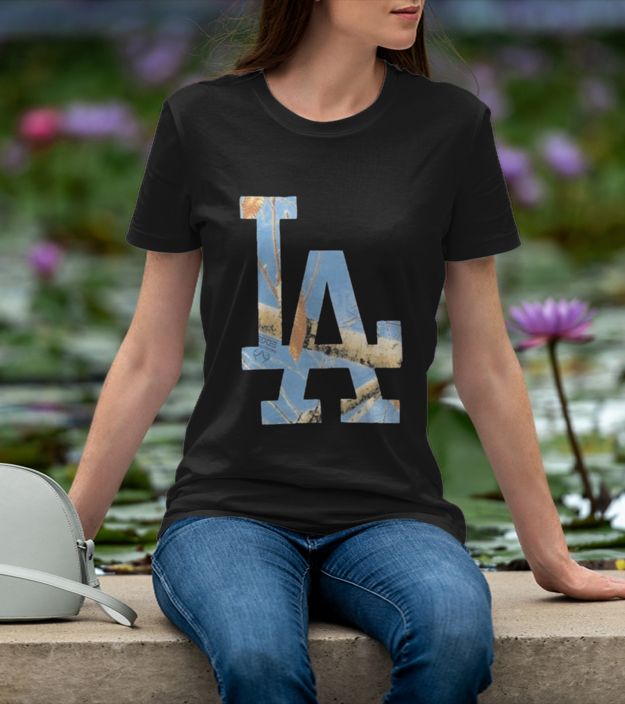 Los Angeles Dodgers LA Realtree Edge Camouflage T-Shirt