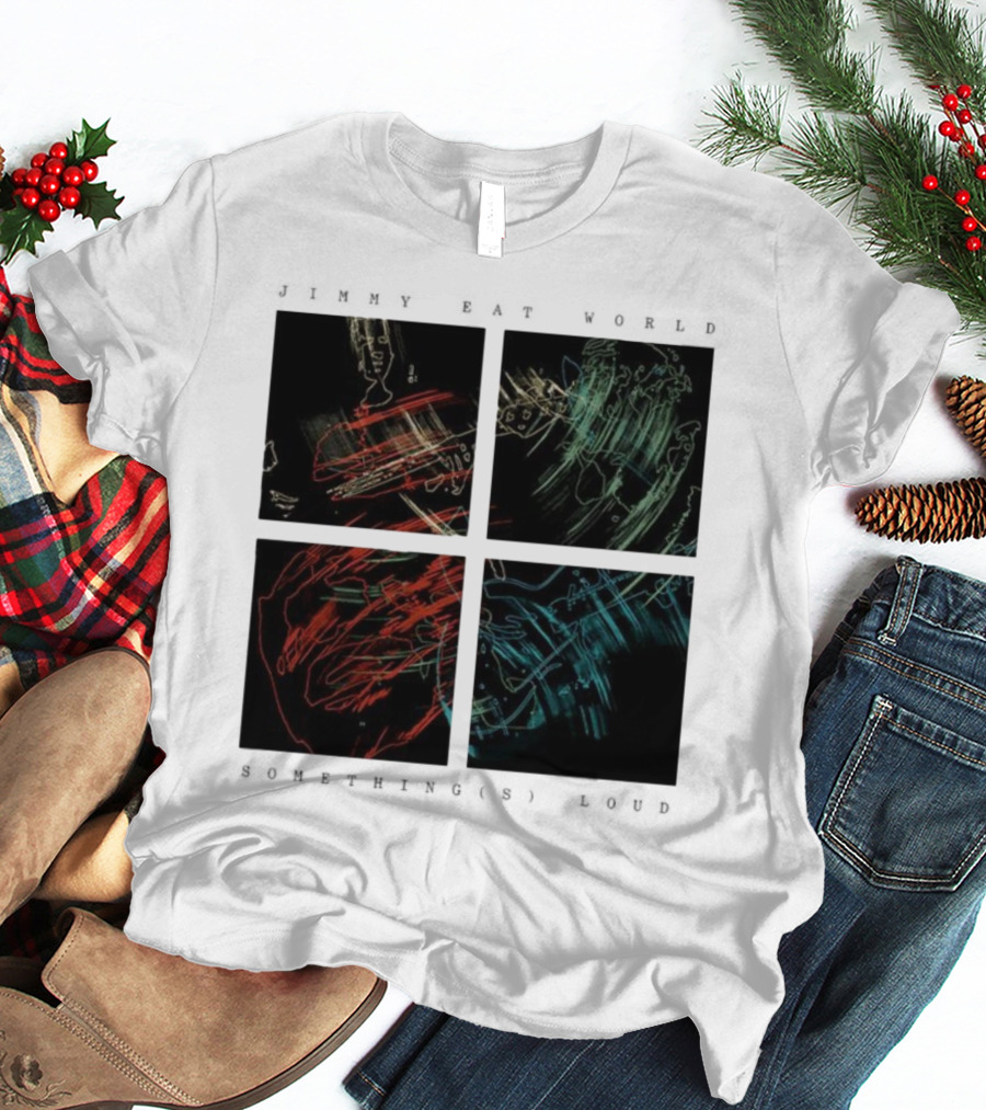 Jimmy Eat World Somethings Loud Quad Abstract Art T-Shirt