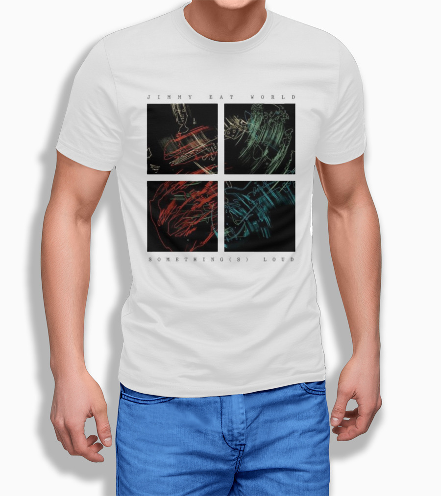 Jimmy Eat World Somethings Loud Quad Abstract Art T-Shirt