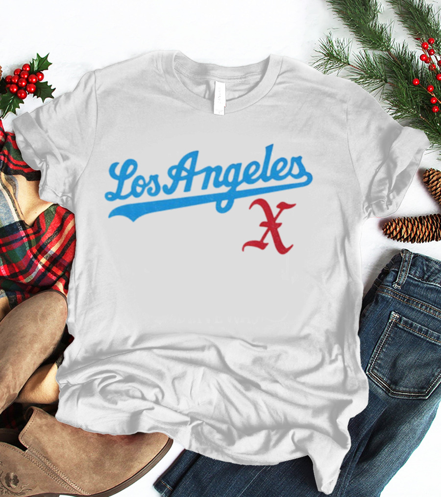 Los Angeles Dodgers MLB 2025 World Series Baseball X T-Shirt