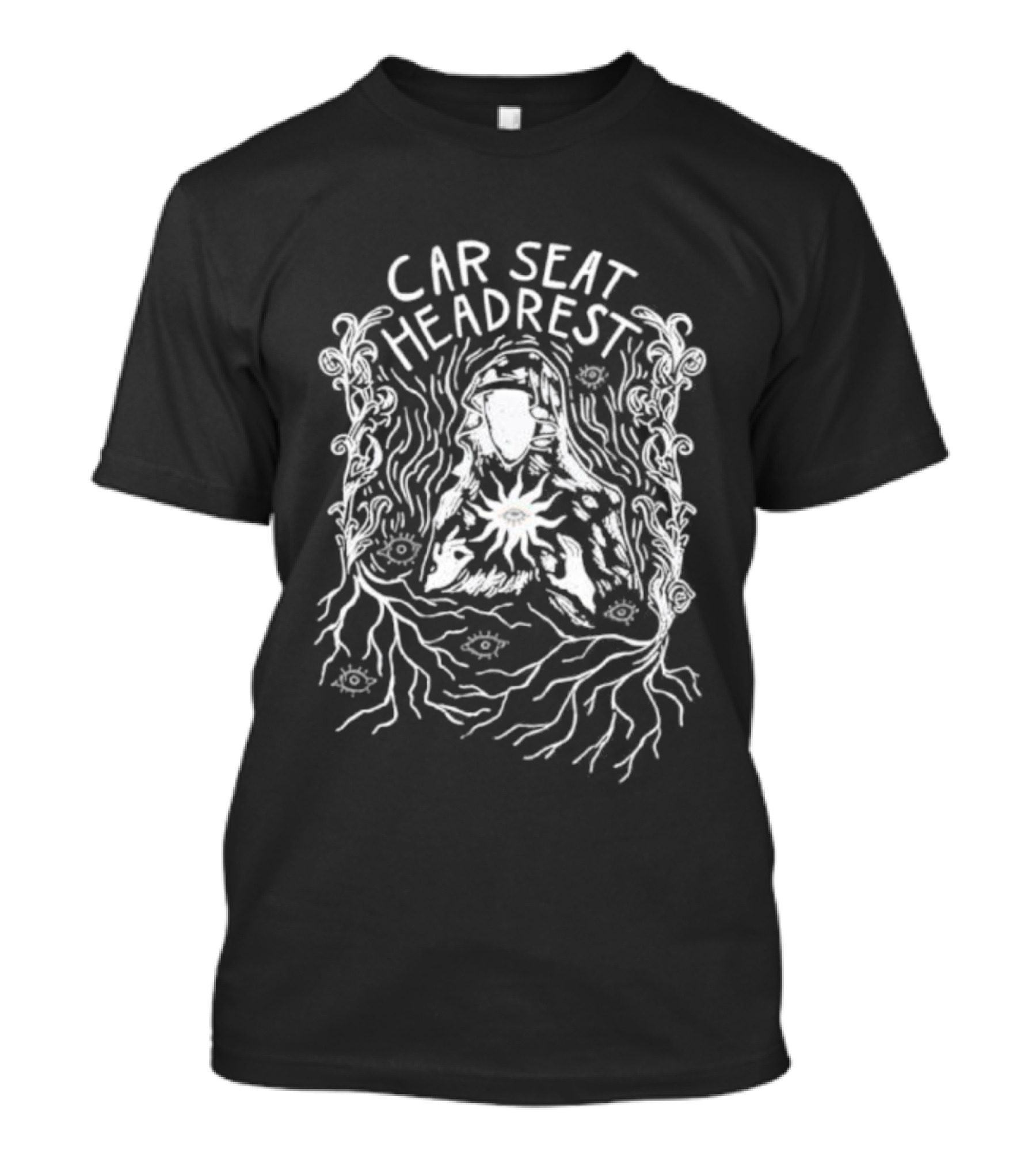 Car Seat Headrest November 1 2025 Oakland CA Psychedelic Tree Skull Artwork T-Shirt