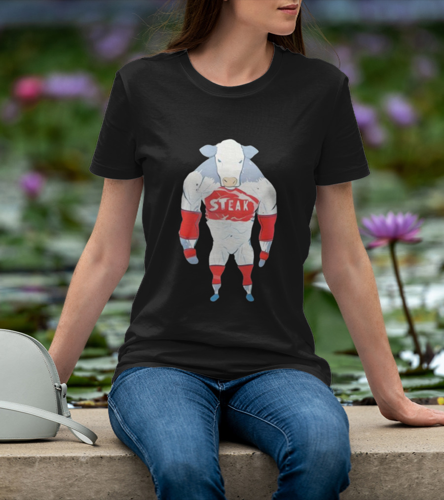 Dr Shawn Baker Cow Steak Muscle Beef Athlete T-Shirt