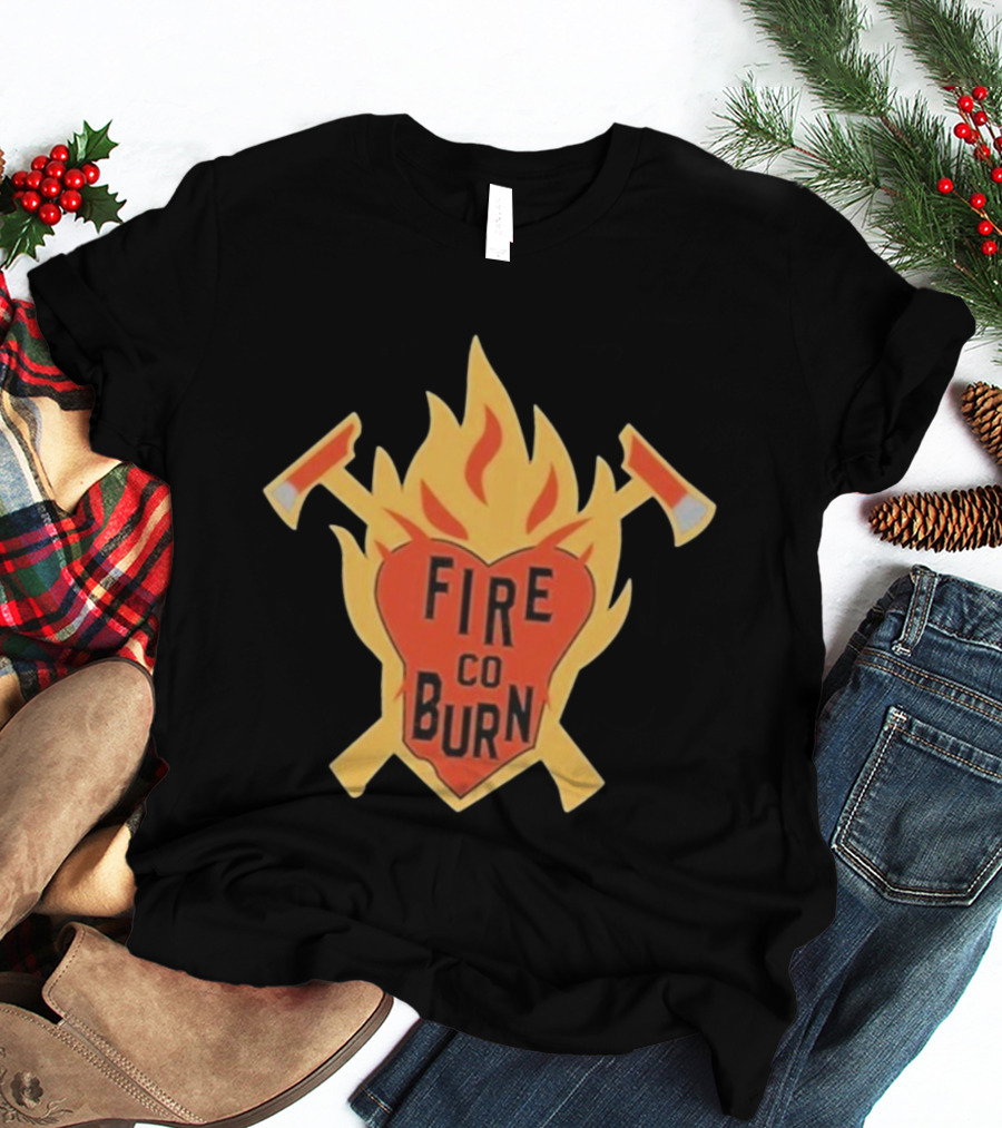 Fire Country Sharon Fire Co Burn Axes And Flames T-Shirt