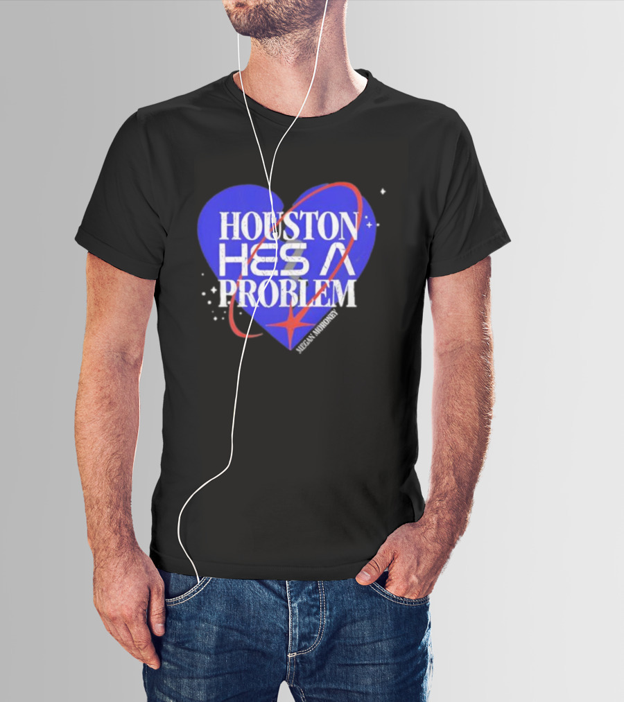 Houston He’s A Problem Heart Tour Graphic T-Shirt