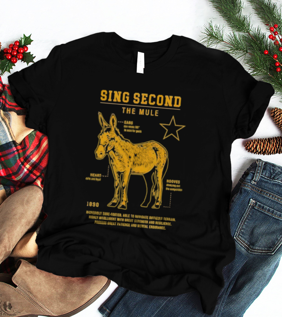 Sing Second The Mule 1890 Star Chart T-Shirt