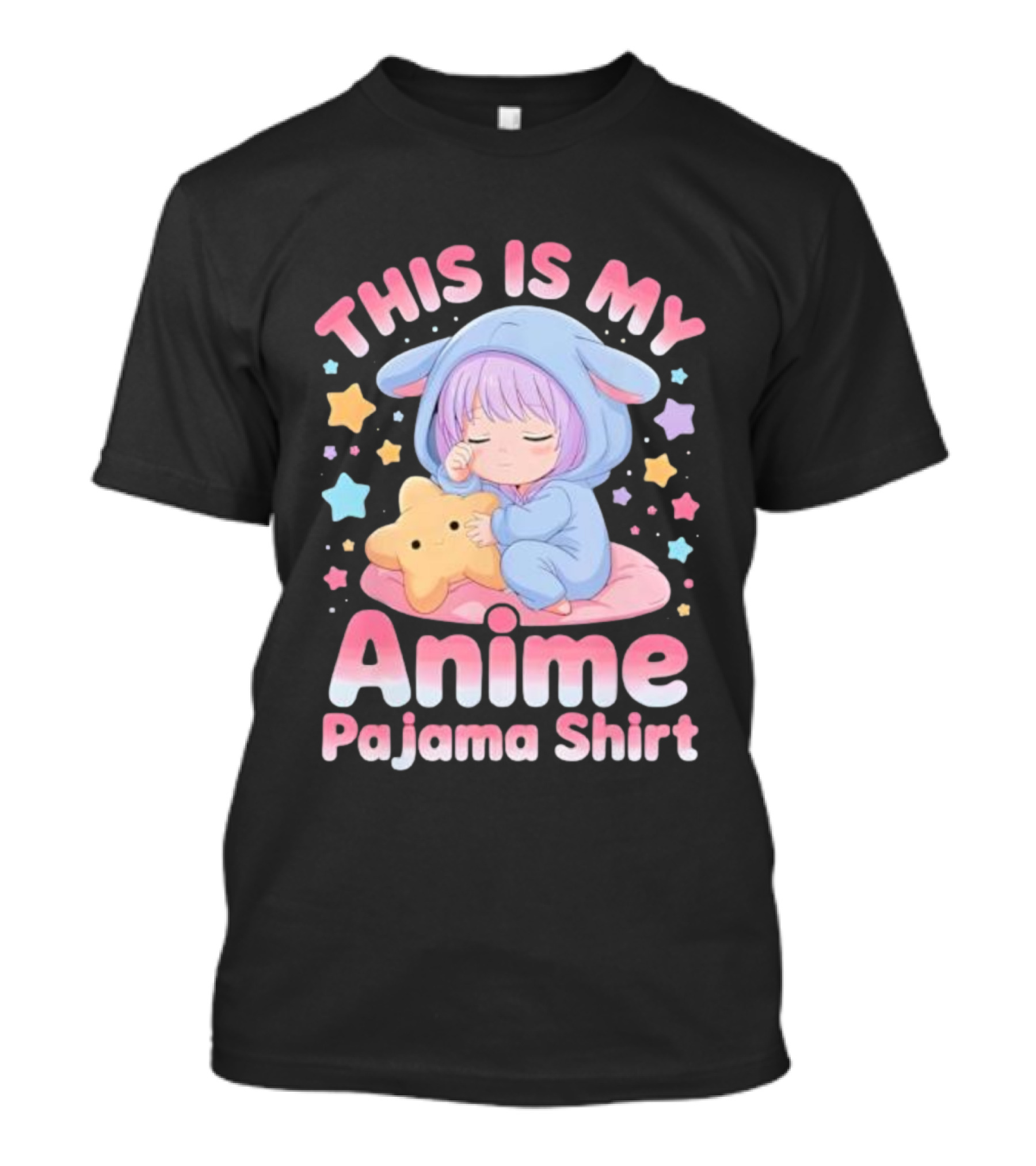 This Is My Anime Pajama Cute Sleeping Girl Kawaii T-Shirt