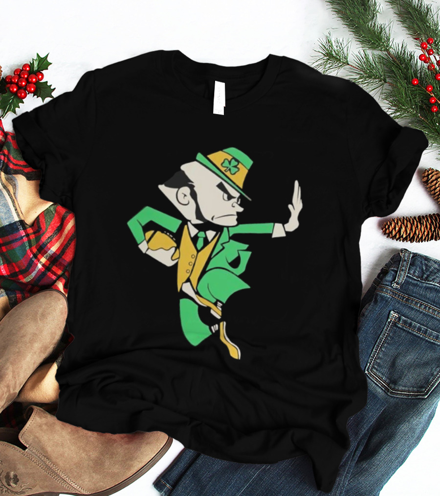 Notre Dame Fighting Irish Traditional Leprechaun Mascot T-Shirt