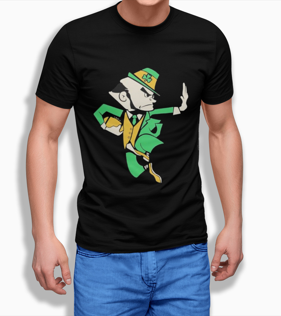 Notre Dame Fighting Irish Traditional Leprechaun Mascot T-Shirt