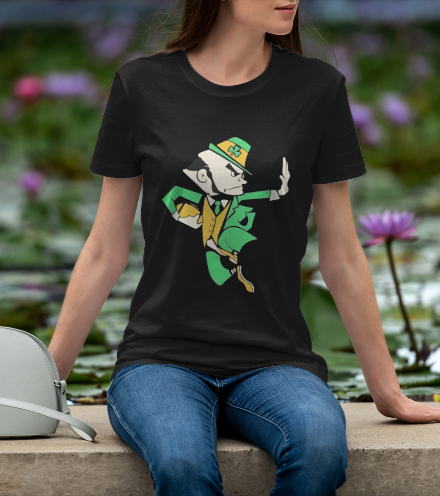 Notre Dame Fighting Irish Traditional Leprechaun Mascot T-Shirt