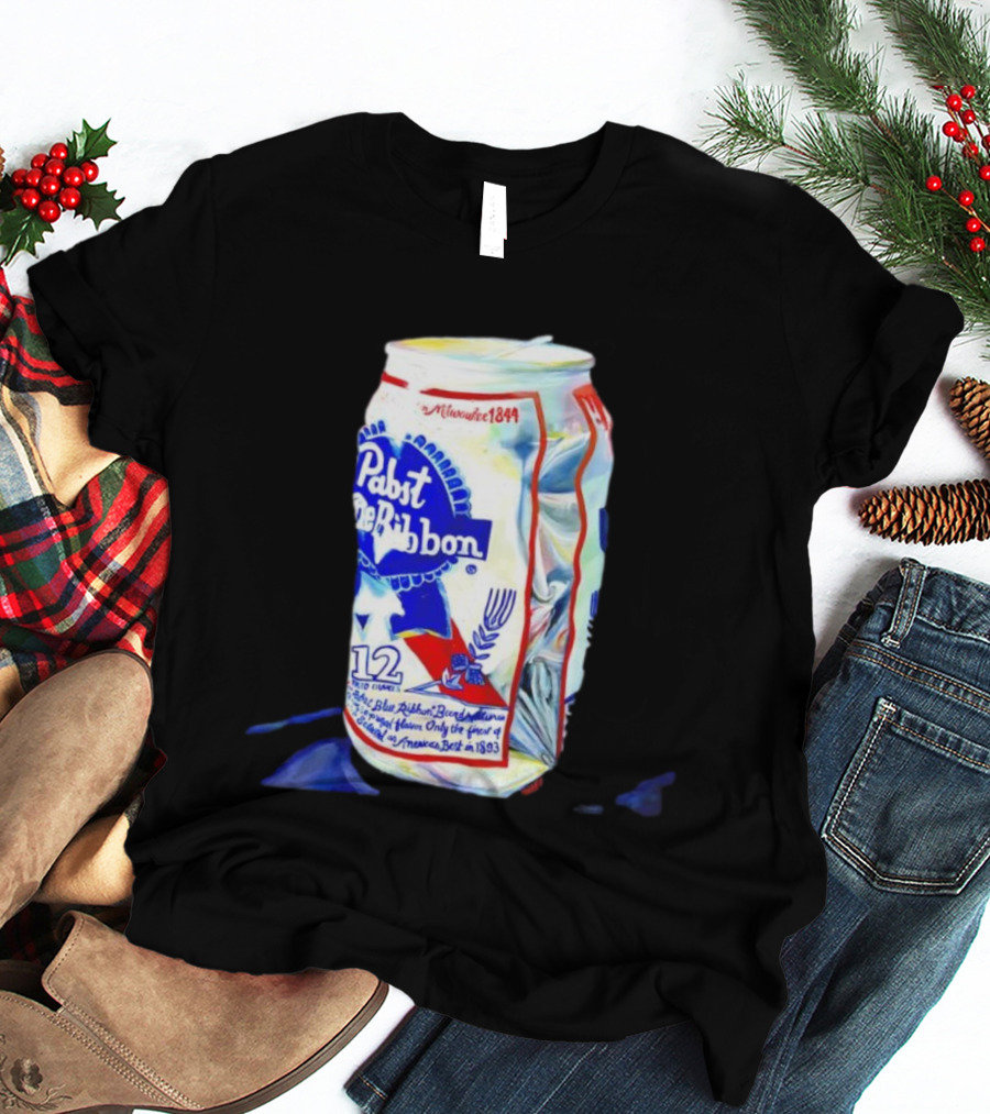Milwaukee 1844 Pabst Blue Ribbon 12 Fluid Ounces America’s Best 1893 T-Shirt