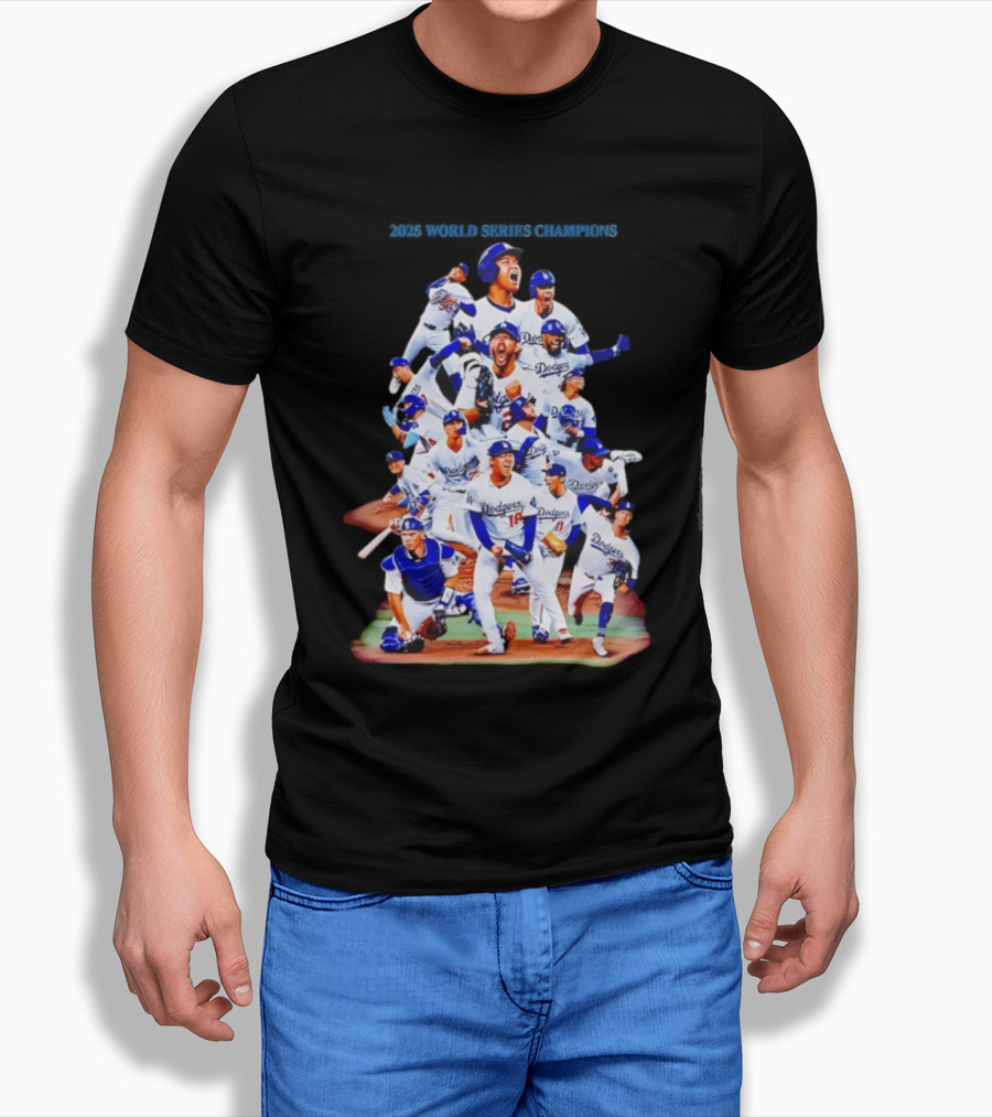 Yoshinobu Yamamoto GOAT Los Angeles Dodgers World Series Champions T-Shirt