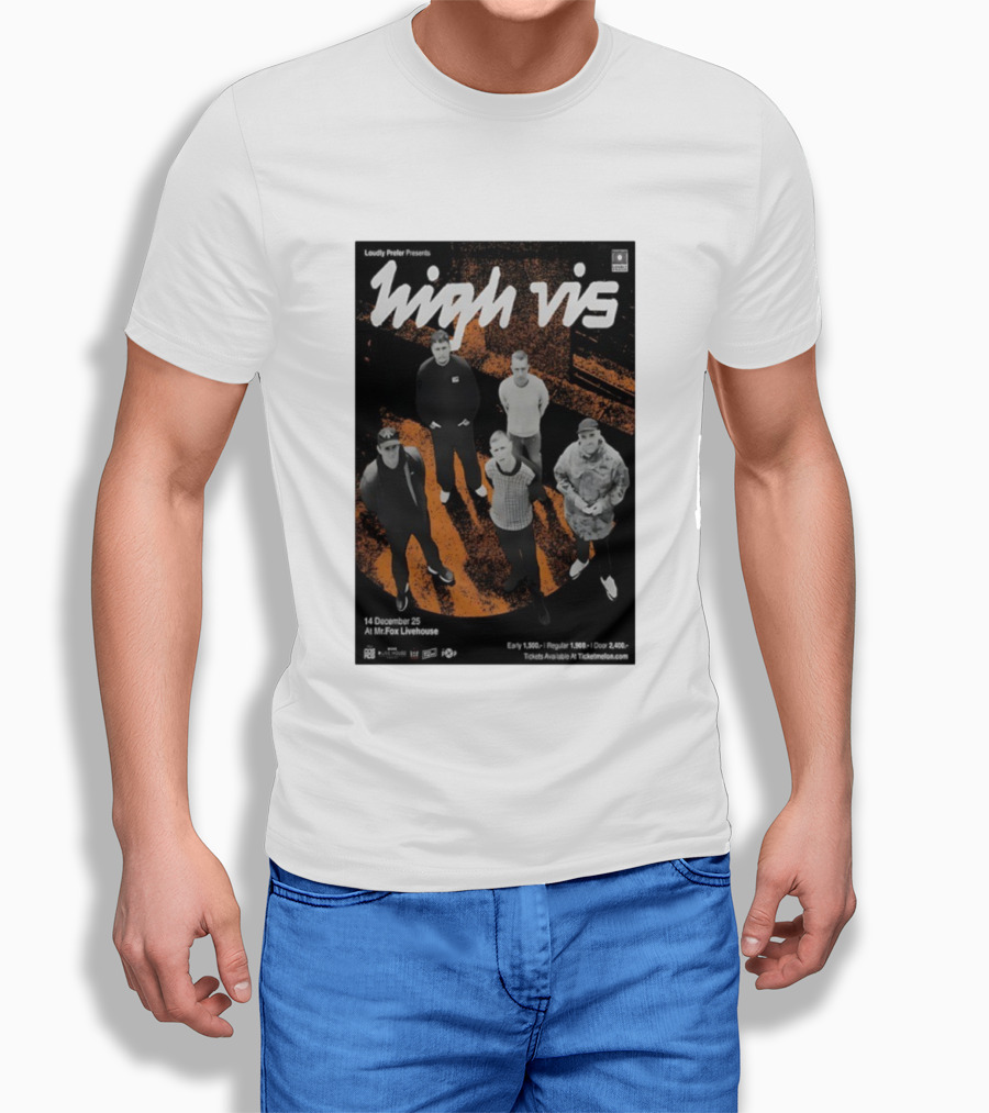 Loudly Prefer Presents High Vis 14 December 2025 Mr Fox Livehouse Tickets Available At Ticketmelon T-Shirt