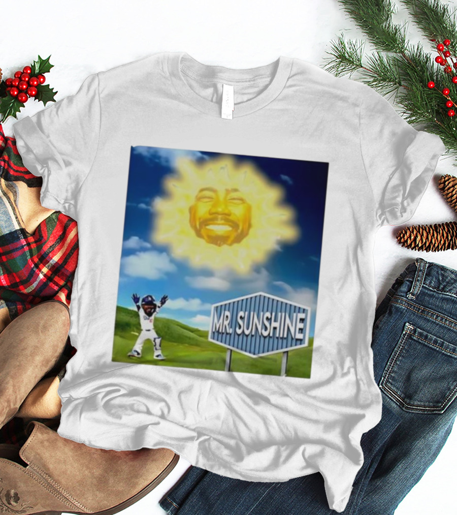 Dodgers Celebration Mini Mr. Sunshine LA Baseball Player T-Shirt