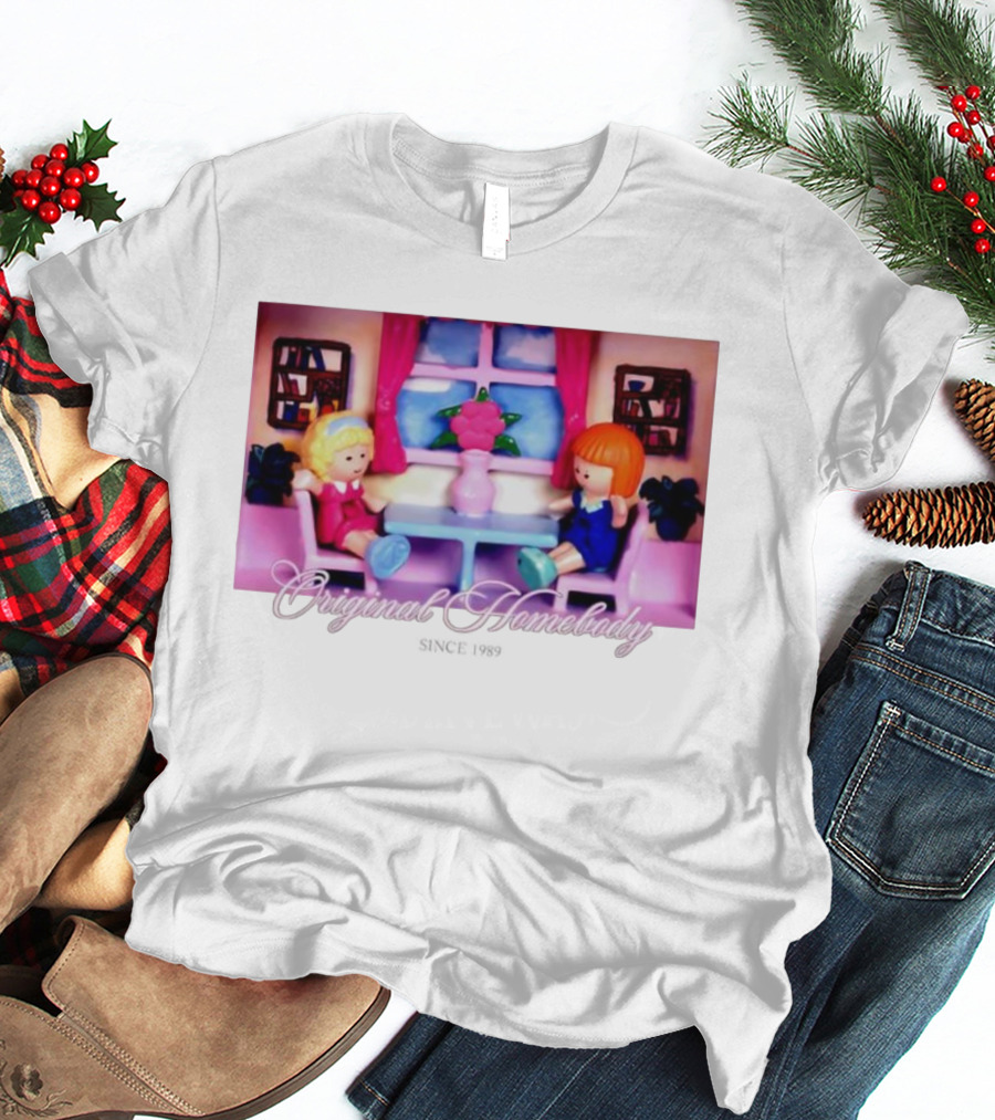 Polly Pocket Dolls Original Homebody Since 1989 Playhouse Scene T-Shirt