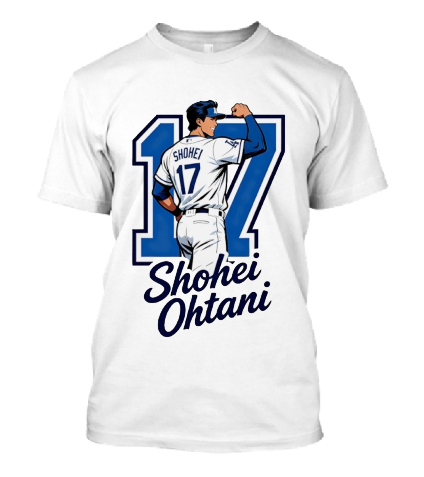 Shohei Ohtani 17 Los Angeles Dodgers Fan Gear T-Shirt
