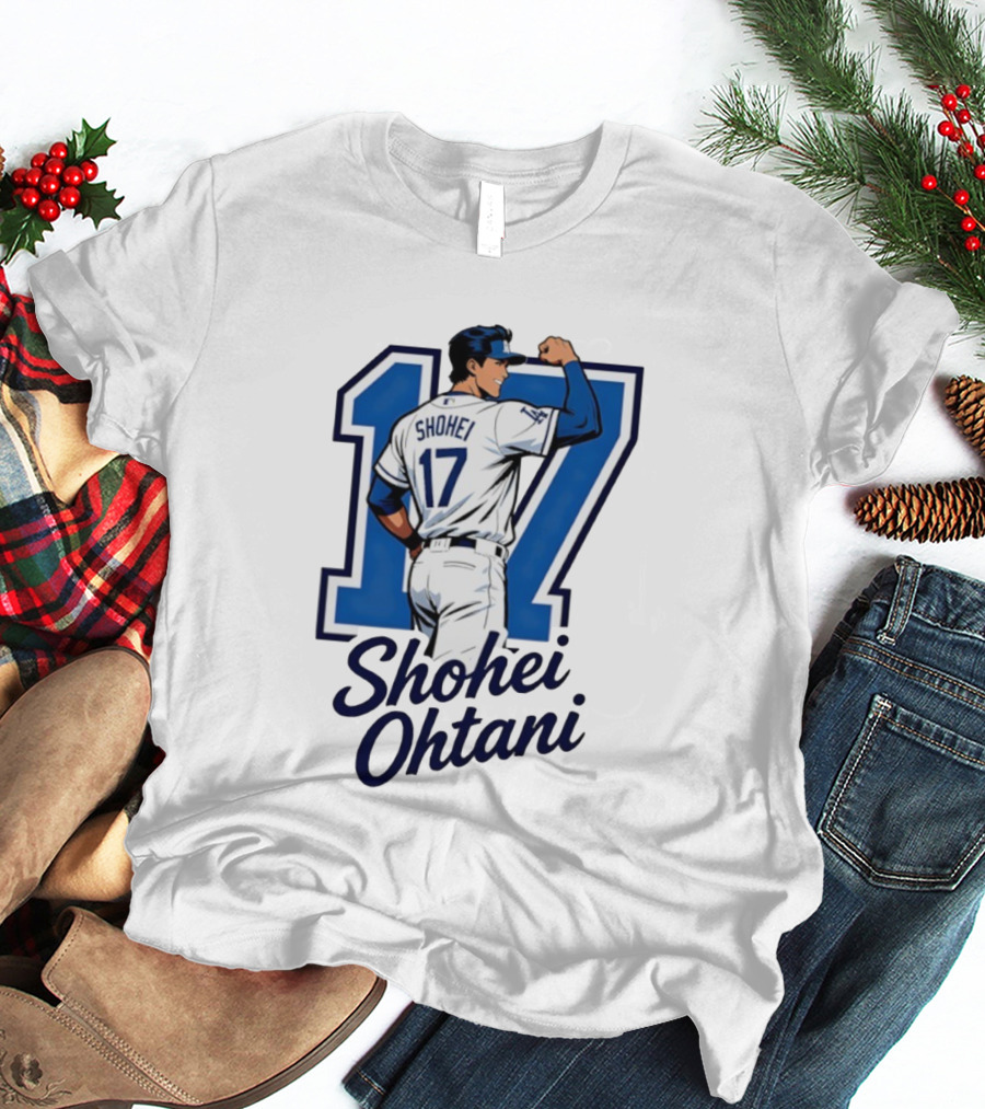 Shohei Ohtani 17 Los Angeles Dodgers Fan Gear T-Shirt