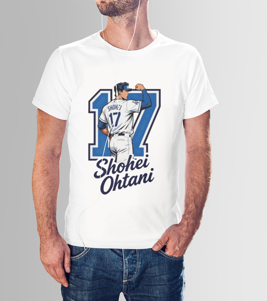 Shohei Ohtani 17 Los Angeles Dodgers Fan Gear T-Shirt