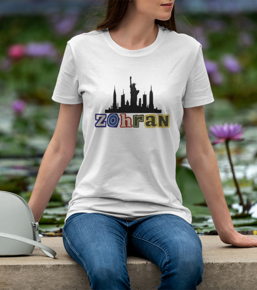 Zohran Mamdani NYC Skyline Statue Of Liberty T-Shirt