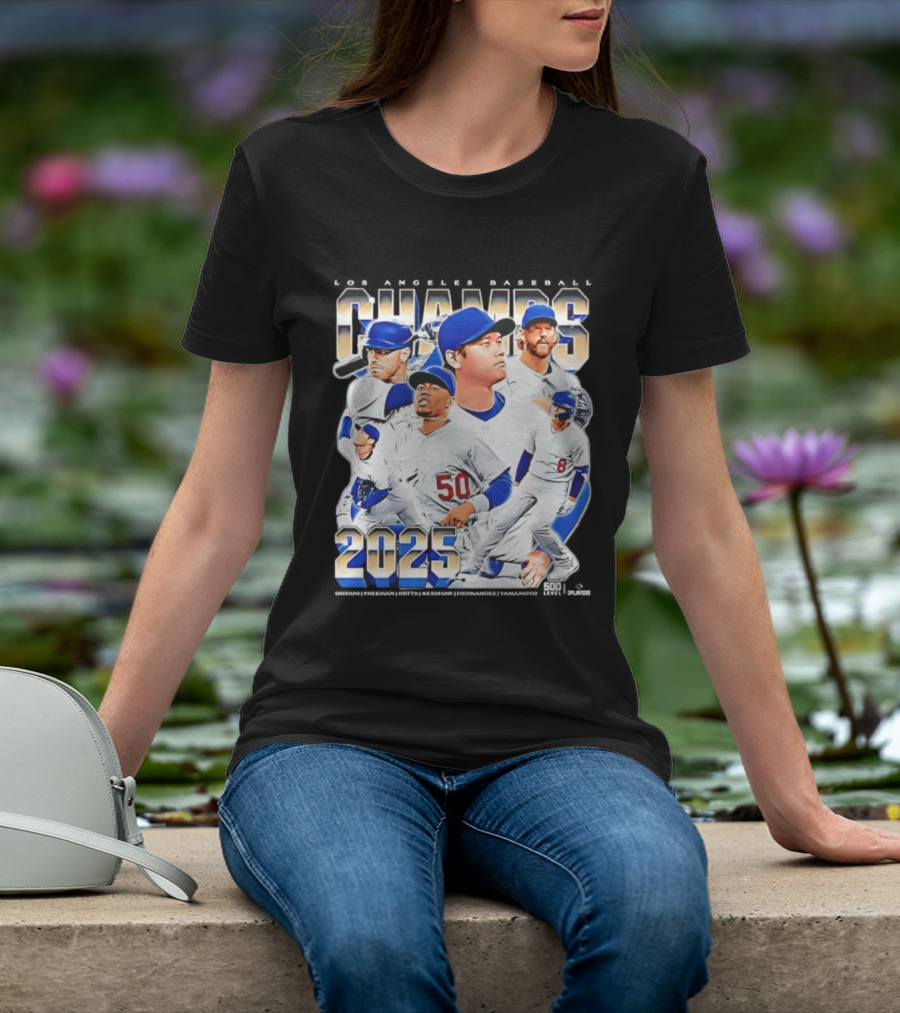 Los Angeles Baseball Champs 2025 Vintage T-Shirt