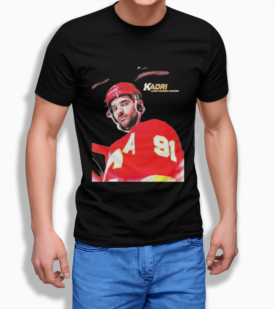 Kadri Calgary Hockey 91 Achievement Milestone T-Shirt