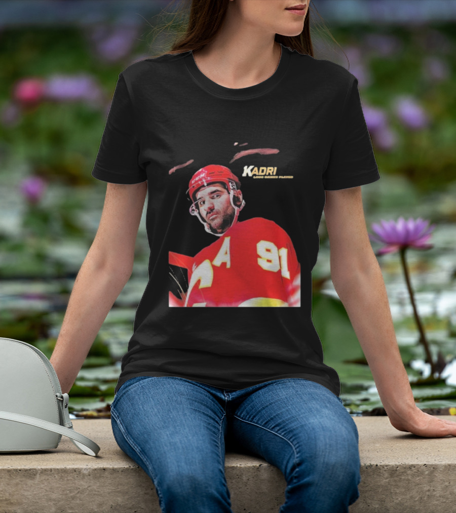 Kadri Calgary Hockey 91 Achievement Milestone T-Shirt