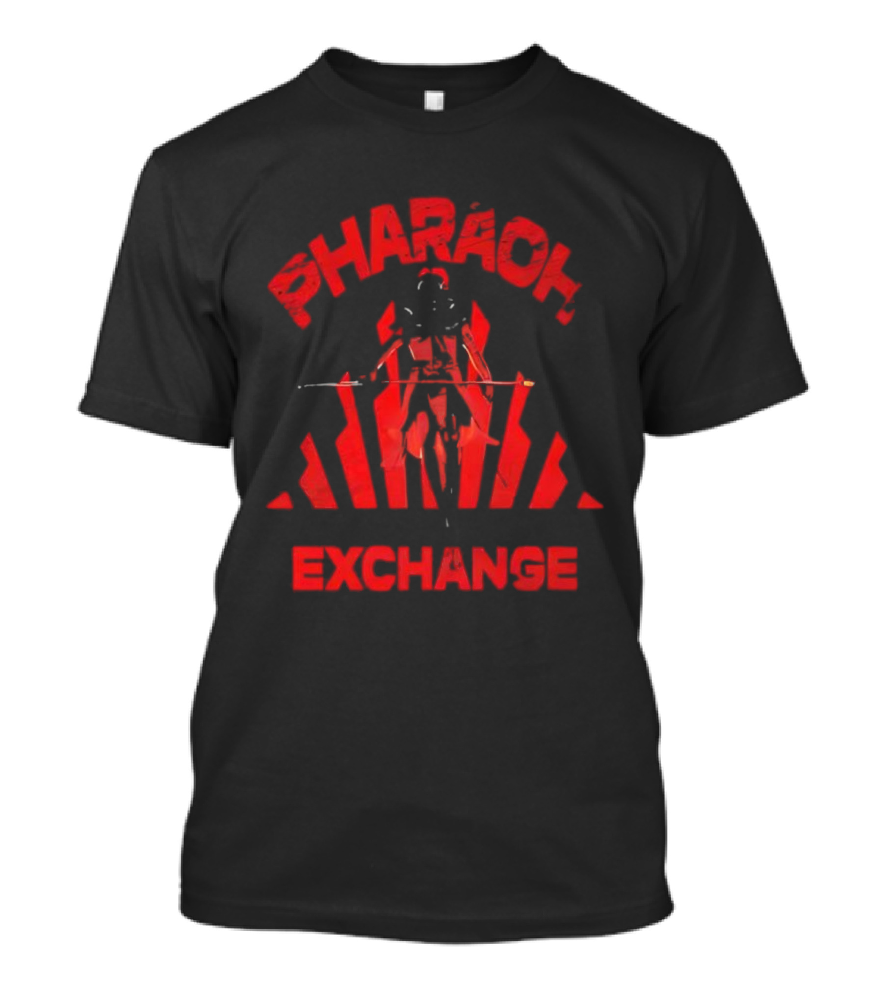 Pharaoh Exchange Ancient Warrior Iconic Red Artwork T-Shirt