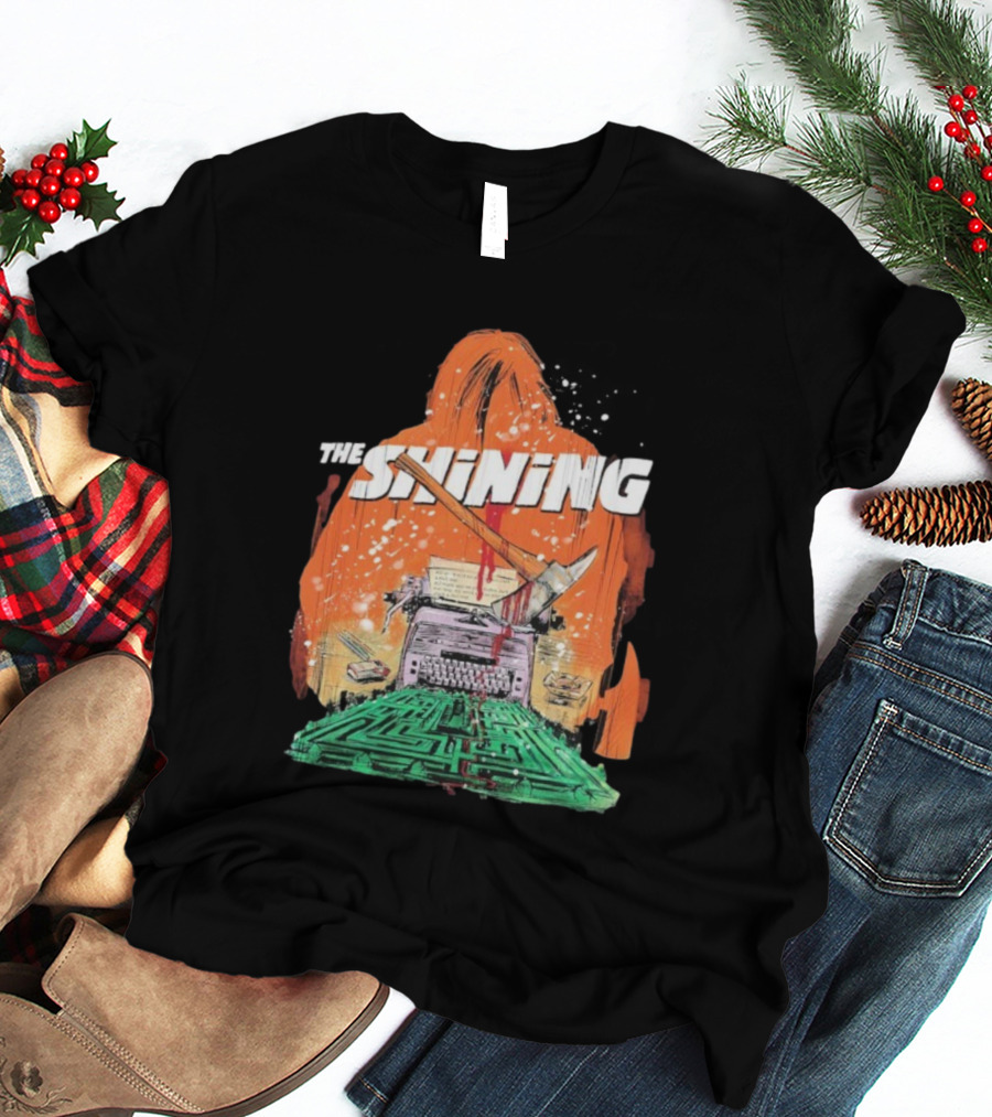 The Shining Axe Typewriter Maze Horror Icon T-Shirt