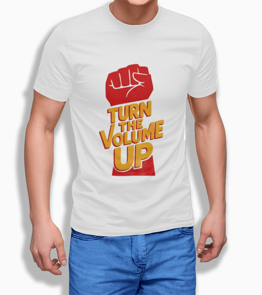 Turn The Volume Up Progressive Fist Symbol Mayor Mamdani NYC Elections 2025 T-Shirt