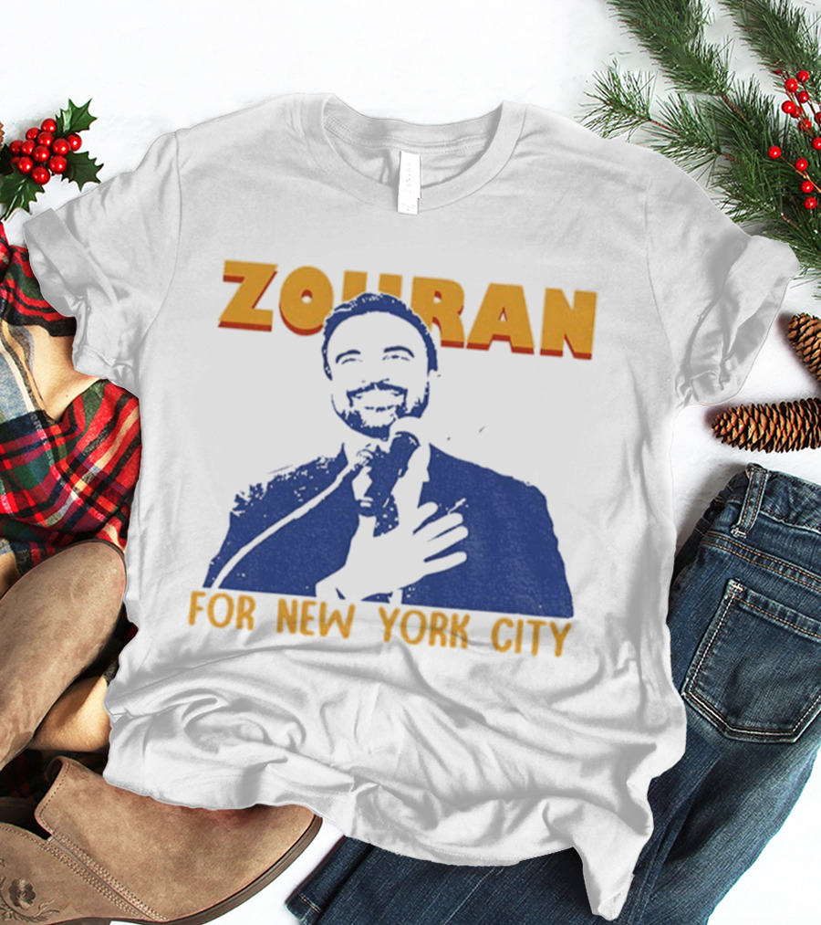 Zohran For New York City Mayor 2025 Political Campaign T-Shirt