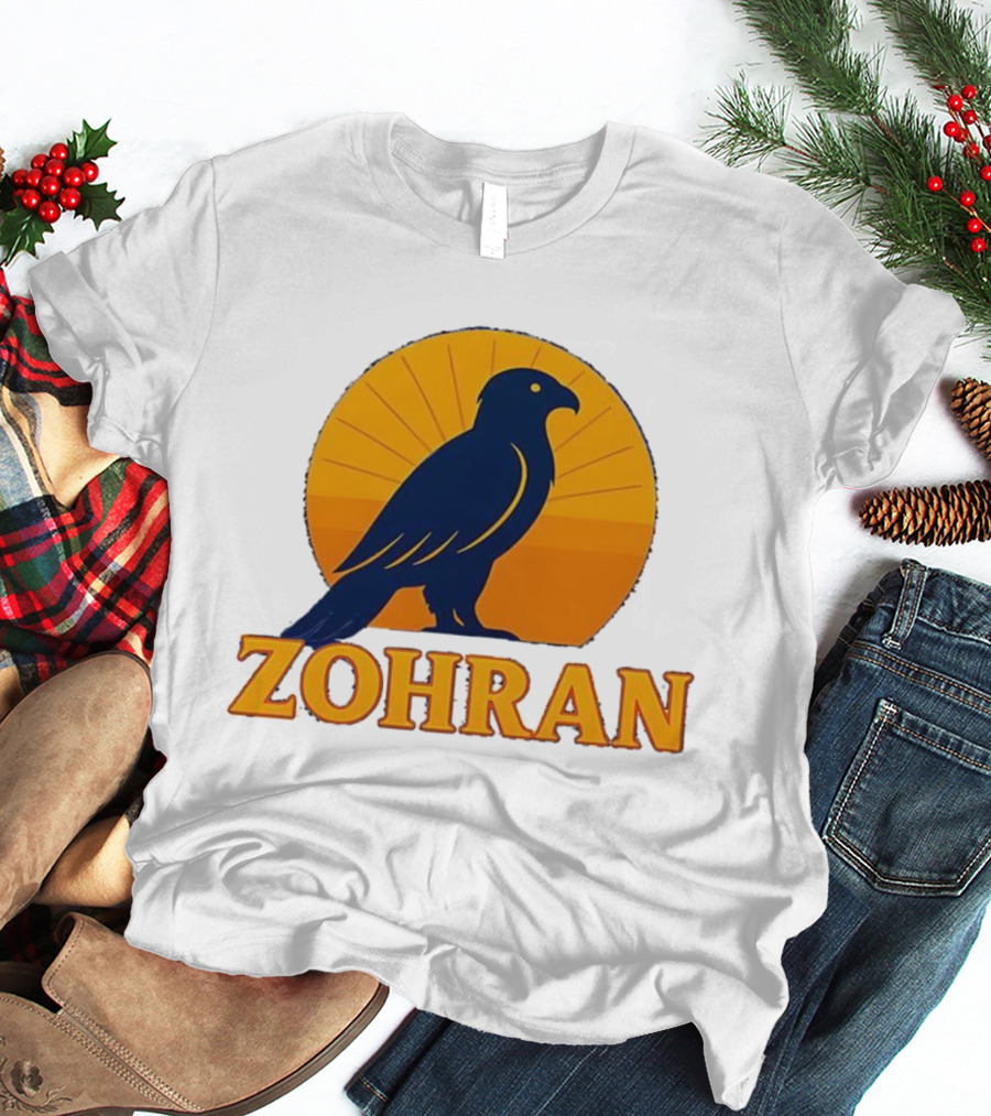 Zohran Eagle Sunrise Silhouette T-Shirt
