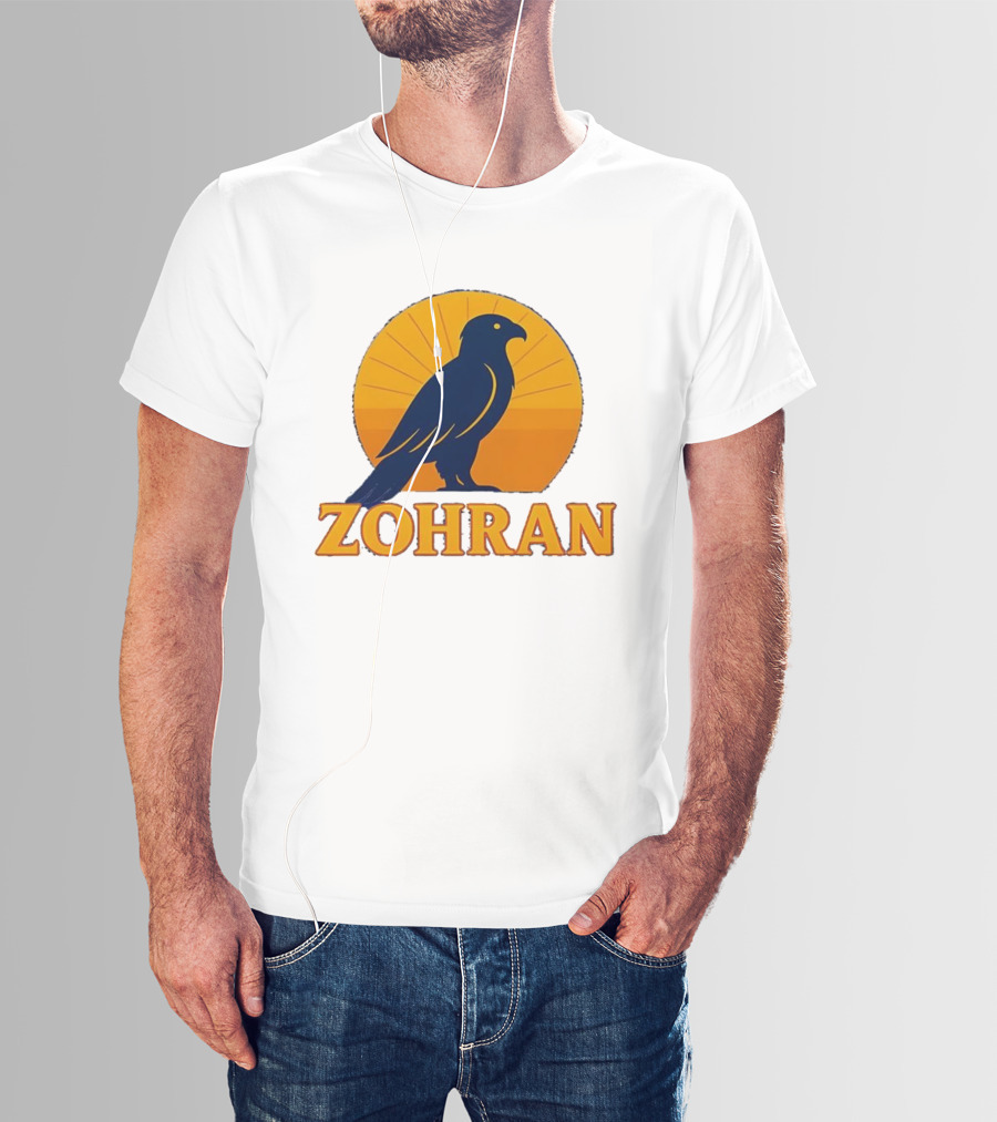 Zohran Eagle Sunrise Silhouette T-Shirt