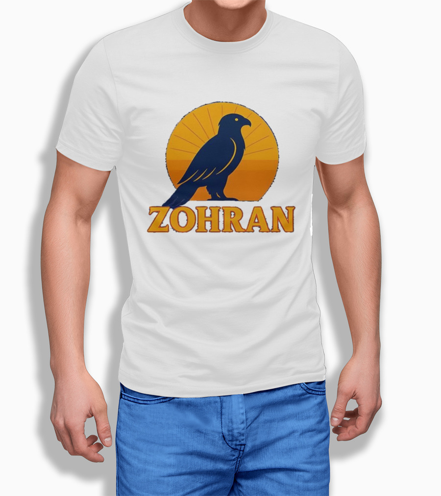 Zohran Eagle Sunrise Silhouette T-Shirt
