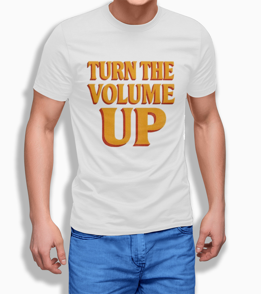 TURN THE VOLUME UP Zohran Mamdani Political Activism Apparel T-Shirt