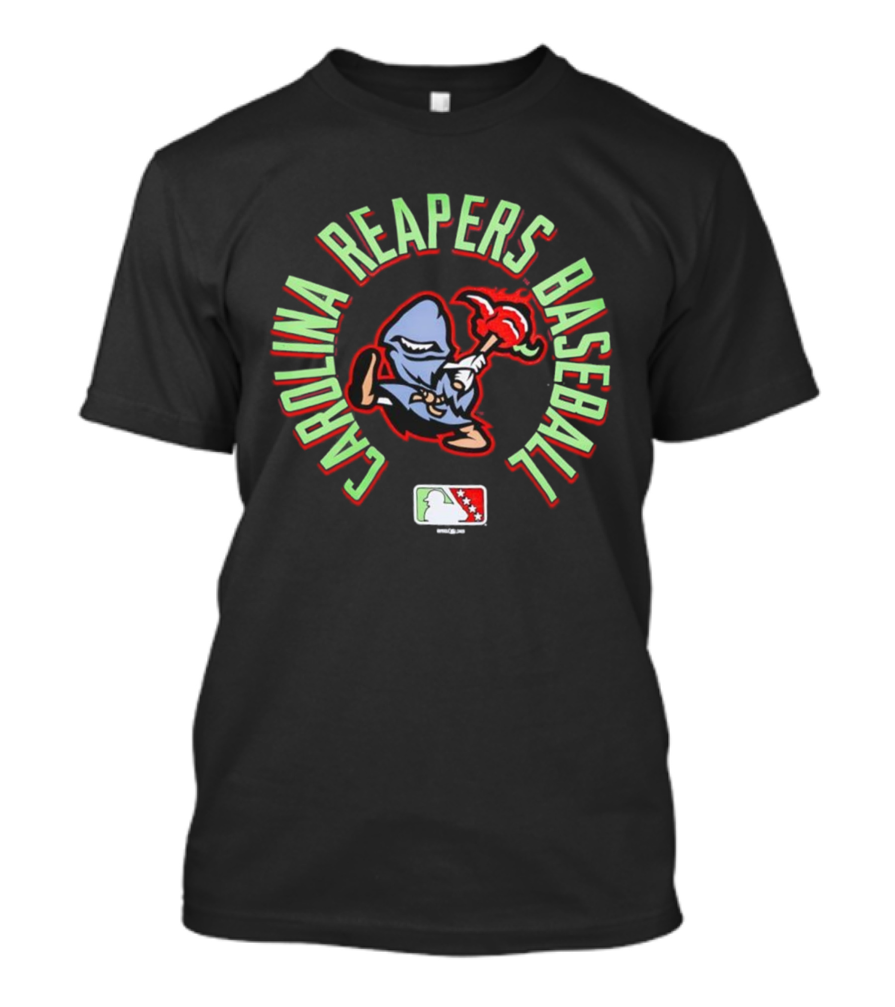 Carolina Reapers Baseball Chili Pepper Character MLB Style T-Shirt