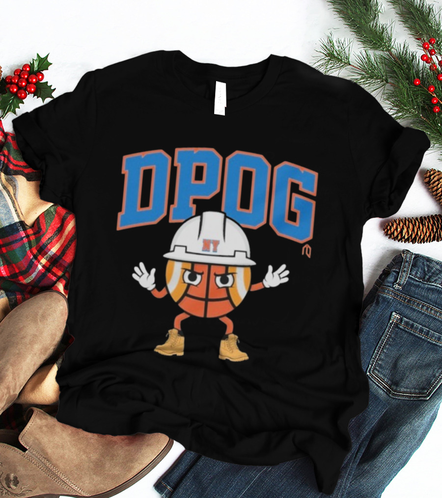 DPOG New York Hard Hat Basketball Character T-Shirt