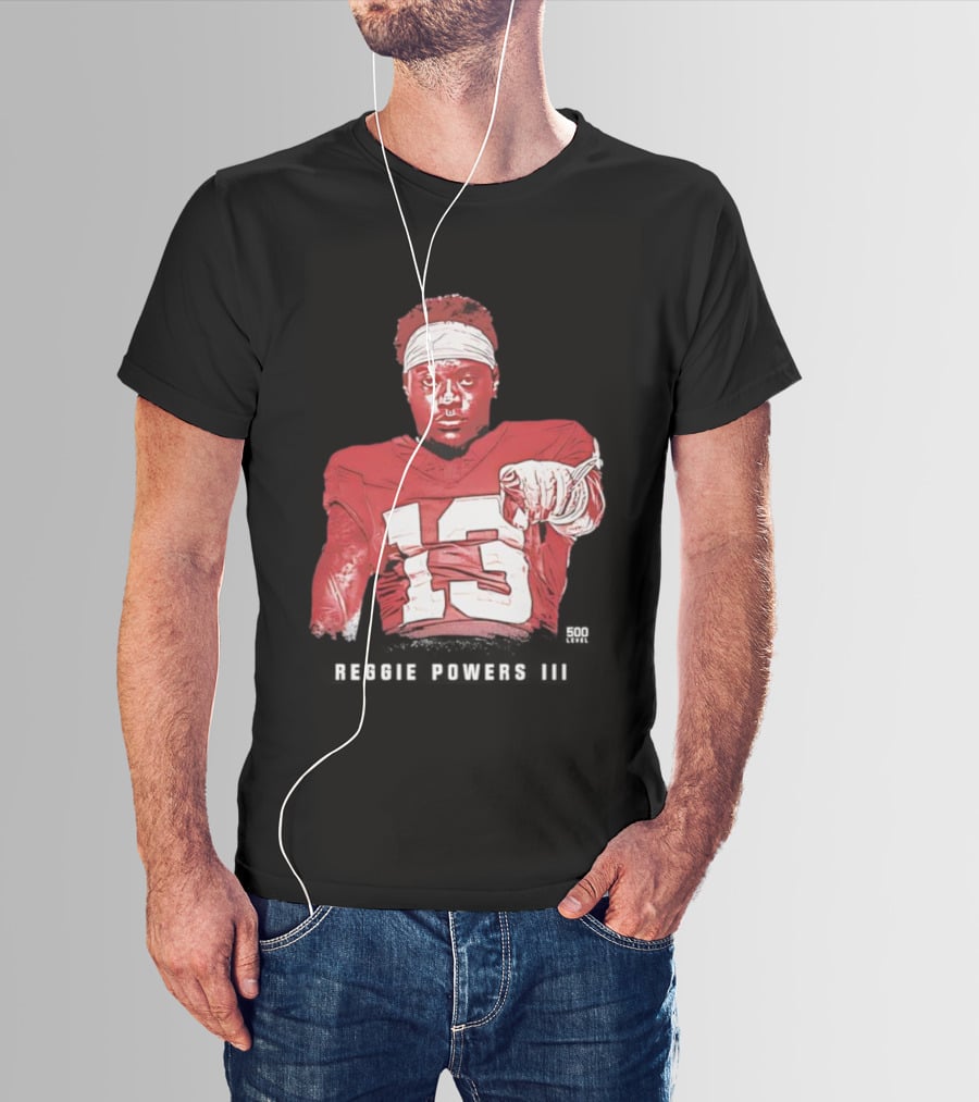 Reggie Powers III College Football Jersey 13 T-Shirt