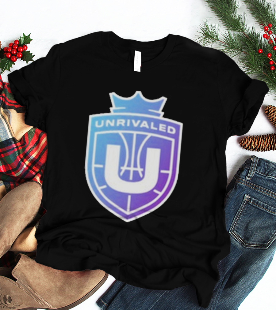 Unrivaled Gradient Basketball Crest T-Shirt