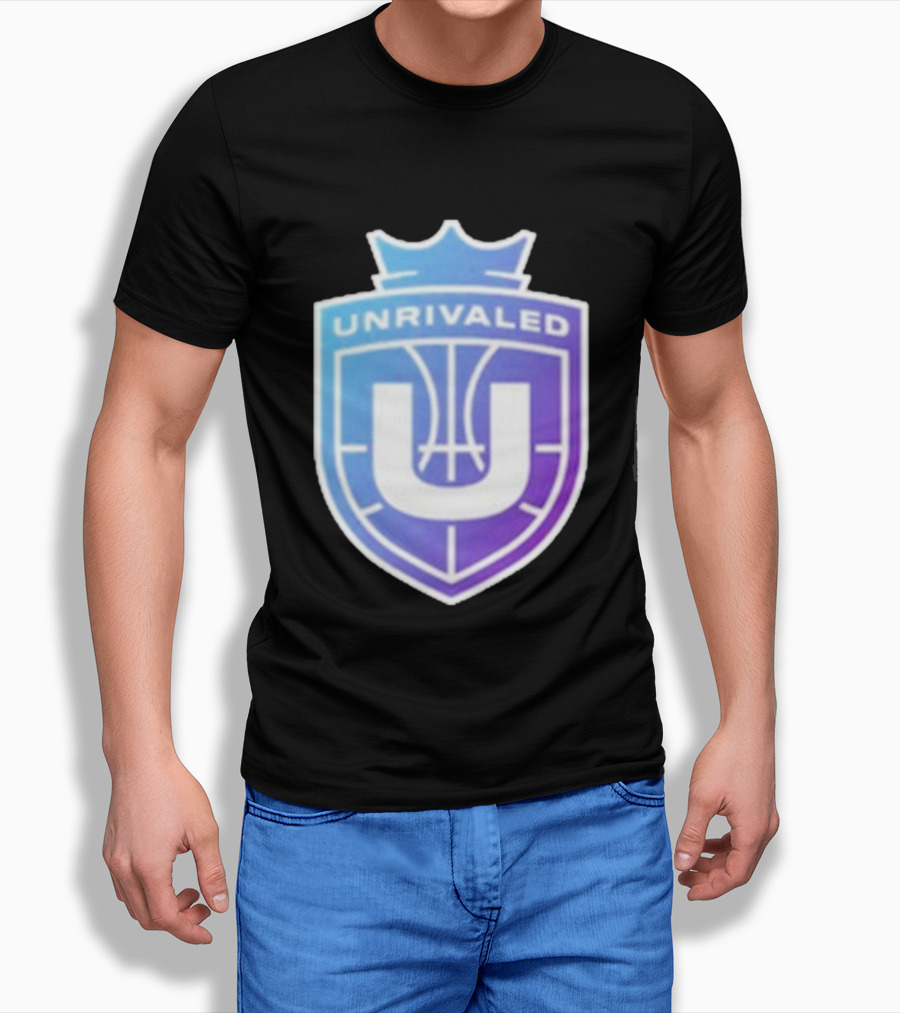Unrivaled Gradient Basketball Crest T-Shirt