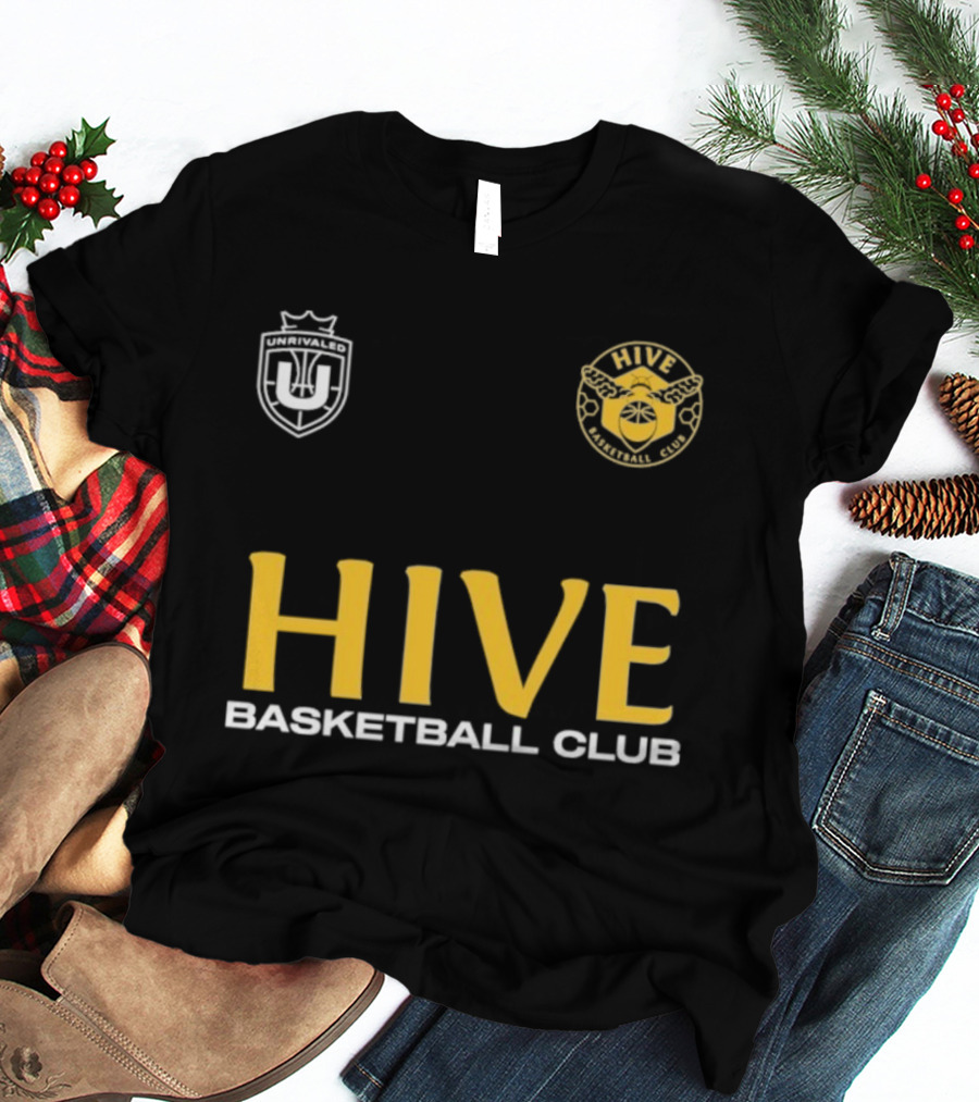 Unrivaled Hive Basketball Club Hive Classic Emblem Collaboration T-Shirt