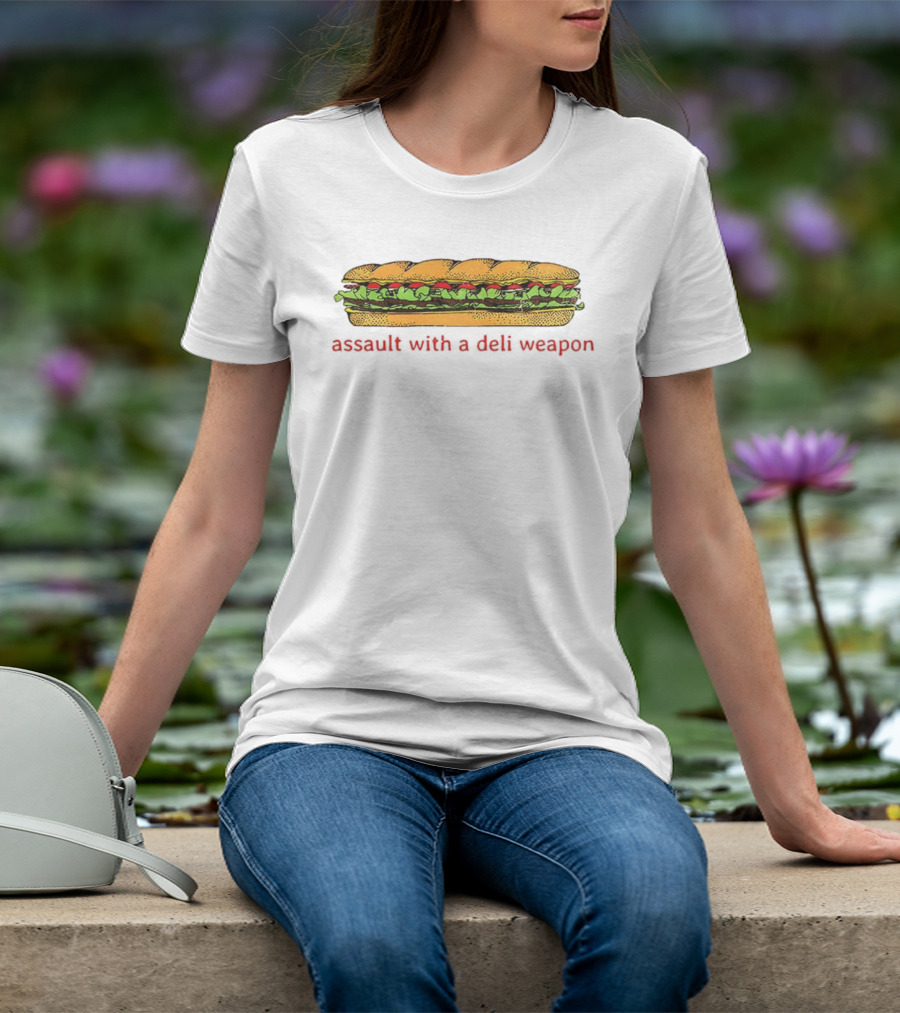 Assault With A Deli Weapon DC Sandwich Thrower Anti Ice Resist Sub Artistry T-Shirt