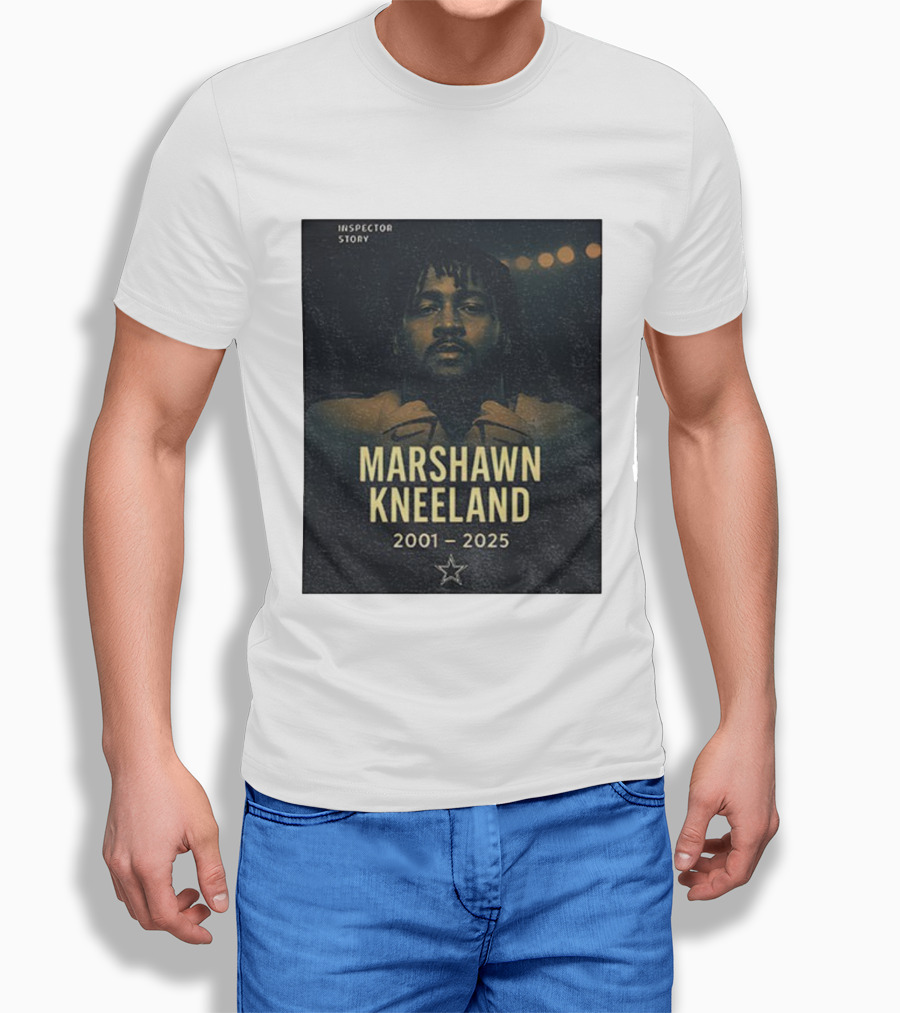 Inspector Story Marshawn Kneeland 2001-2025 Dallas Cowboys Star T-Shirt