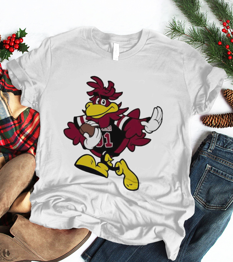 University Of South Carolina Cocky 01 Football Mascot T-Shirt