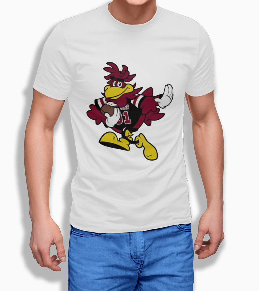 University Of South Carolina Cocky 01 Football Mascot T-Shirt