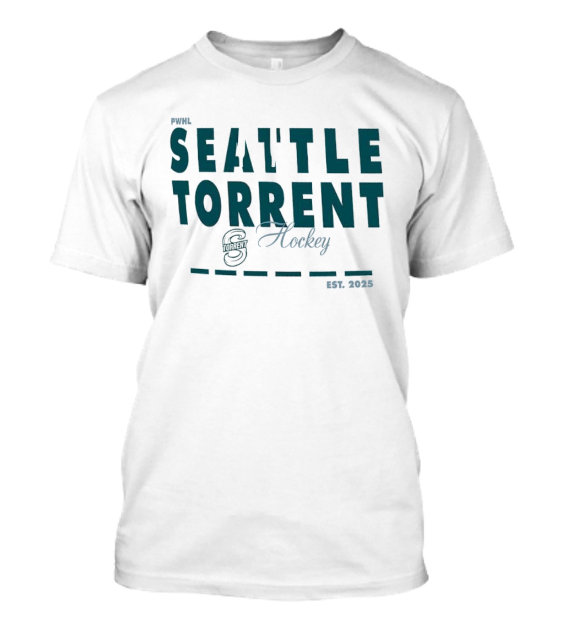 PWHL Seattle Torrent Hockey Team Est. 2025 Classic Sports Style T-Shirt