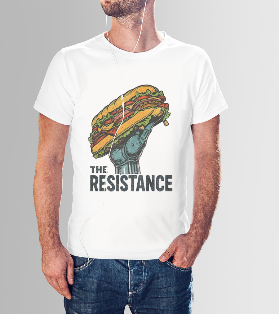 The Resistance Sandwich Fist Abolish ICE Washington T-Shirt