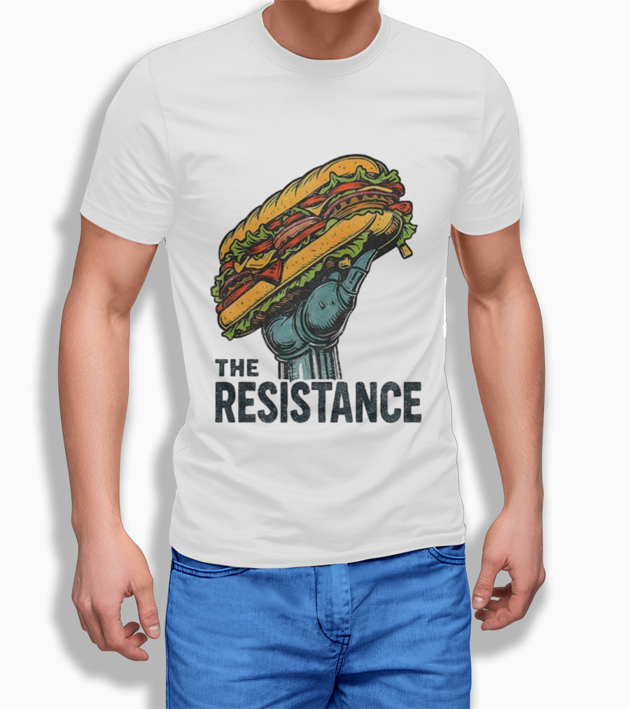 The Resistance Sandwich Fist Abolish ICE Washington T-Shirt