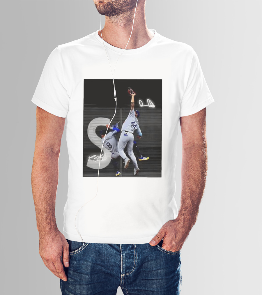 World Series Game 7 Hernández 8 Pages 44 Signatures T-Shirt